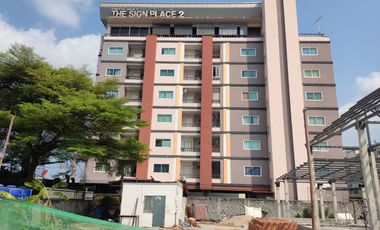 Condo For Sale The Sign Place 2 Condominium Chonburi 35.48 sqm. , 2nd floor , corner room , near Chon Chai School , Aikchol Hospital