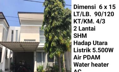 Rumah Green Garden Regency Kebomas Gresik Murah dkt Jalan Tol Surabaya Raya Permata