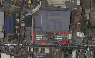 Lot for Lease in Cainta along Ortigas Ave. Ext.  5000 SQM