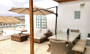 🏠 Preciosa casa  de playa en Puerto Fiel con piscina panorámica con vista al mar.  SEMI AMOBLADA