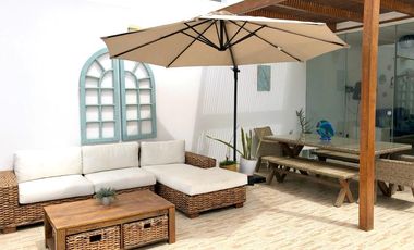 🏠 Preciosa casa  de playa en Puerto Fiel con piscina panorámica con vista al mar.  SEMI AMOBLADA