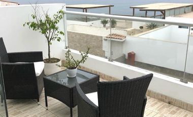 🏠 Preciosa casa  de playa en Puerto Fiel con piscina panorámica con vista al mar.  SEMI AMOBLADA