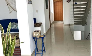 🏠 Preciosa casa  de playa en Puerto Fiel con piscina panorámica con vista al mar.  SEMI AMOBLADA