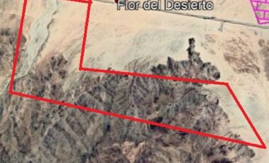 Terreno en venta 728 hectáreas. La Rumorosa, Mexicali, Baja California, México.