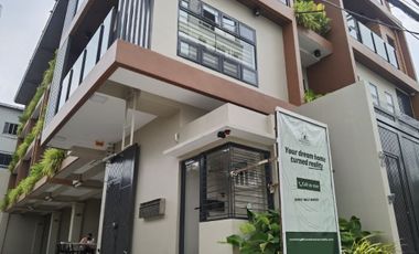 4 Storey Townhouse in Cubao Near EDSA with 4 Bedroom with 2 Car Garage!