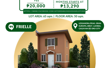 PRE-SELLING HOUSE AND LOT | FRIELLE | 2BR | Camella Gran Europa