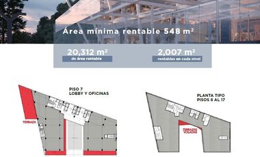 Oficinas en renta en Reforma - The Point