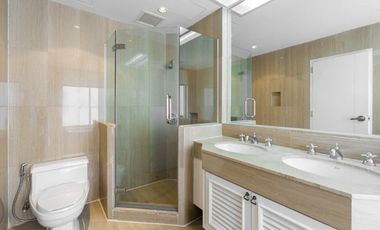 Condo for sale at  Langsuan Ville. 2 bedrooms, 2 En-Suite bathrooms with living area 160.83 sq.m and fully furnished.