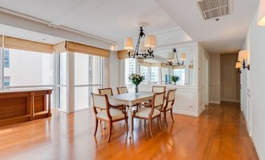 Condo for sale at  Langsuan Ville. 2 bedrooms, 2 En-Suite bathrooms with living area 160.83 sq.m and fully furnished.