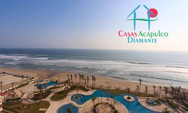 Departamento de playa en descuento por Otis. Para restaurar. Terraza con vista al mar