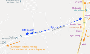 LOT FOR LEASE – 839 SQM | LUCSUHIN, SILANG, CAVITE