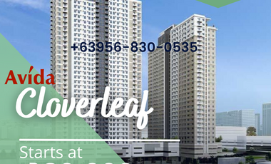 For Sale QC 1BR Balcony Condo, Avida Cloverleaf Tower 2 located at A. Bonifacio Ave, Balintawak, Quezon City, Metro Manila