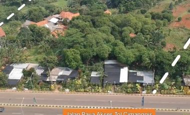 Tanah Darat Kosong Strategis Siap Bangun Di Cikeas Bogor