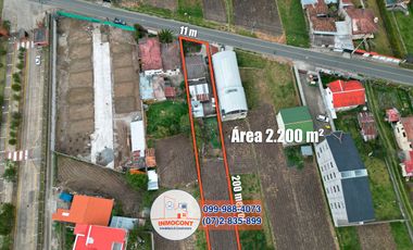 Casa con terreno ideal para cultivo o proyecto inmobiliario, Sector vía a Checa T408