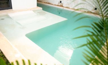ENTREGA INMEDIATA DE 2 HABITACIONES CON ALBERCA Y BUENA UBICACION EN TULUM