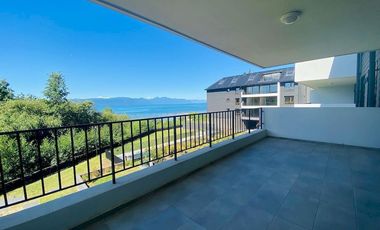 SE VENDE INCREIBLE  DEPARTAMENTO CON VISTA AL LAGO  EN VILLARRICA