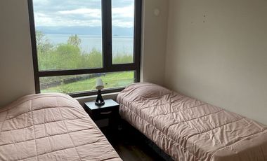 SE VENDE INCREIBLE  DEPARTAMENTO CON VISTA AL LAGO  EN VILLARRICA