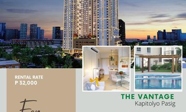 For lease 1 bedroom Pet friendly | The Vantage at Kapitolyo, Pasig
