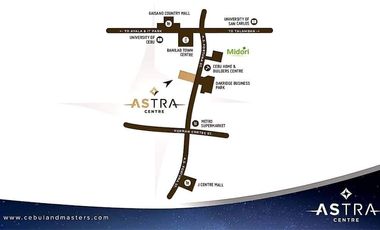 Pre-Selling One Bedroom Condo for Sale at One Astra Place, Banilad, Mandaue City, Cebu