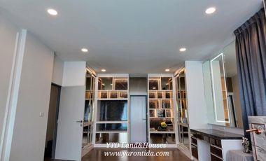 Rent/Sell The City Bangna (new project) size XL, large size, lots of usable space. Luxury detached house, new project, next to Mega-Bangna. Corner plo
