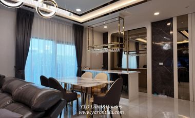 Rent/Sell The City Bangna (new project) size XL, large size, lots of usable space. Luxury detached house, new project, next to Mega-Bangna. Corner plo