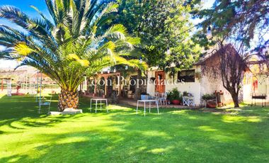 Leon Propiedades arrienda 2ha.con hermosa casa y piscina en sector Los Naranjos, Curacavi.