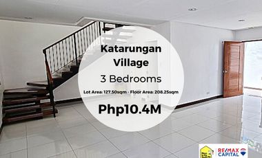 Katarungan Village Muntinlupa City 3 Bedrooms House and Lot for Sale!