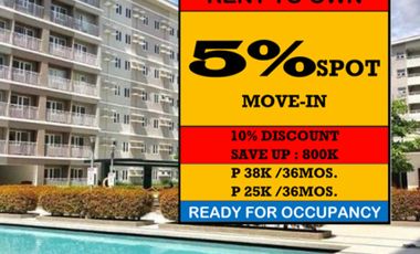 RENT TO OWN in Quezon City ;SM North Edsa at SMDC Grass Residences Near in Trinoma Malls ,Nlex and MRT