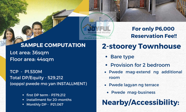 RFO Townhouse in Villa Zaragosa Bocaue near Bocaue Exit