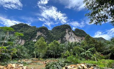 Over 4 Rai of breathtaking mountain scenery land for sale in Khaothong, Krabi