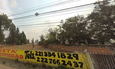 Terreno en venta en carretera camino a Huejotzingo