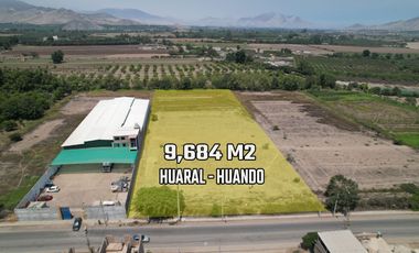 Terreno en venta de 9,684 m2 en Huaral