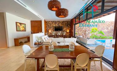Casa en renta vacacional con alberca y jardín privados