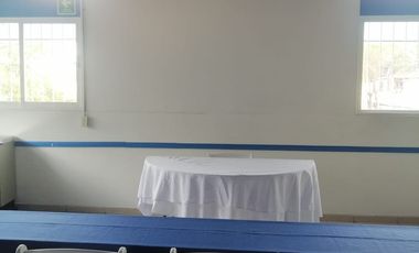 Edificio habilitado como escuela en el centro de Azcapotzalco