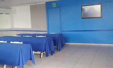 Edificio habilitado como escuela en el centro de Azcapotzalco