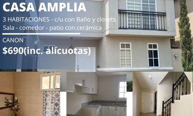 ALQUILER DE CASA EN CASALAGUNA
