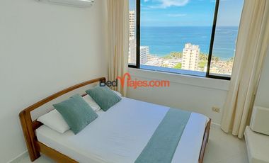 Alquiler por dias apto con vista al mar - Bedviajes