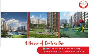 Facing amenities Studio Unit (2nd floor) at Futura One Condo Dagupan