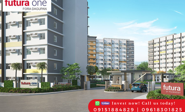 Facing amenities Studio Unit (2nd floor) at Futura One Condo Dagupan