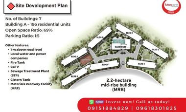 Facing amenities Studio Unit (2nd floor) at Futura One Condo Dagupan