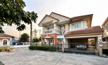 🌟Single house for sale, Krong Thong Garden Ville On Nut 39 project, corner house next to the road  The best value for money. There is only one house in the project