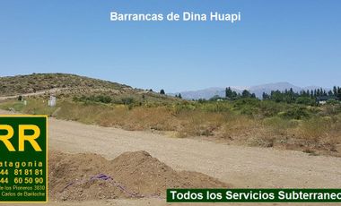 Oportunidad en Barrancas de Dina Huapi Lote de 1.485 m2  u$s 42.000.-