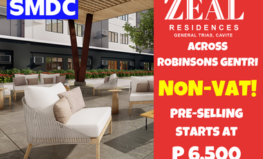 SMDC ZEAL RESIDENCES IS OPEN FOR RESERVATION | AVAIL OUR INTRODUCTORY PRICE