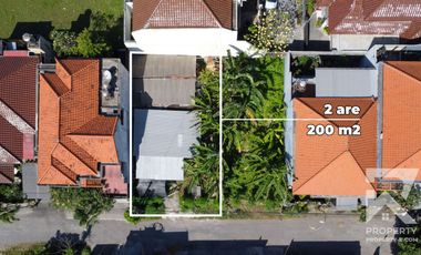200 m2 Rare Leasehold Land Plot for Sale in Renon Bali