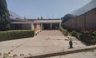 VENTA DE CASA DE CAMPO EN SANTA EULALIA, HUAROCHIRI