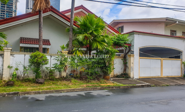 Bungalow house with large garden for sale in San Miguel Village, Makati City