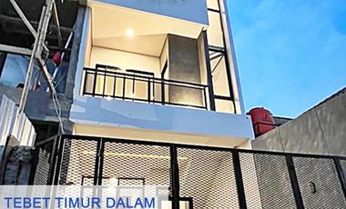 Rumah Baru 3 Lantai di Tebet Timur Dalam, Jakarta Selatan