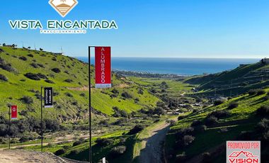 Lotes con vista al mar muy cerca de Puerto Nuevo, al sur de Rosarito BC.