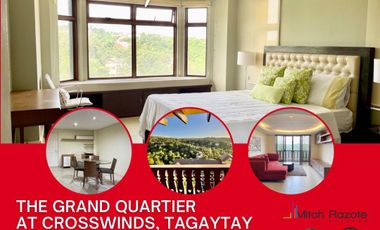 Spacious and Relaxing 1-Bedroom Vacation Home at the Grand Quartier 1, Crosswinds by Brittany in Tagaytay