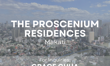 Studio Unit Condominium for Sale in The Proscenium Residences, Makati